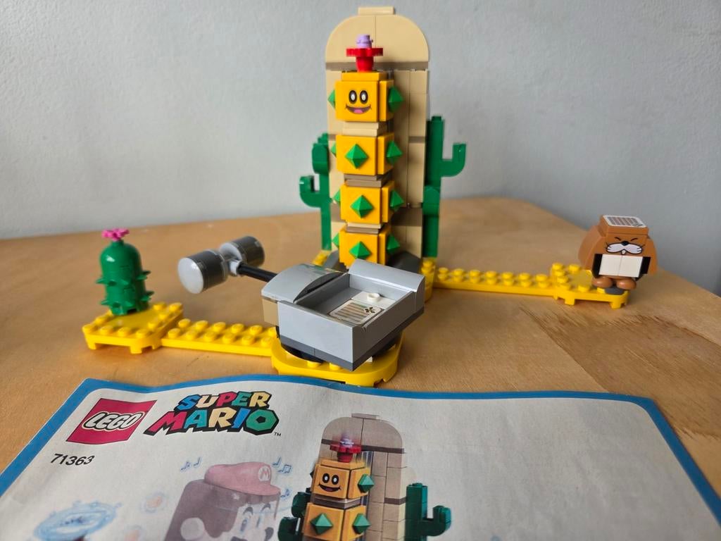 Lego Mario Desert Pokey, Ophalen of Verzenden, Zo goed als nieuw, Complete set, Lego
