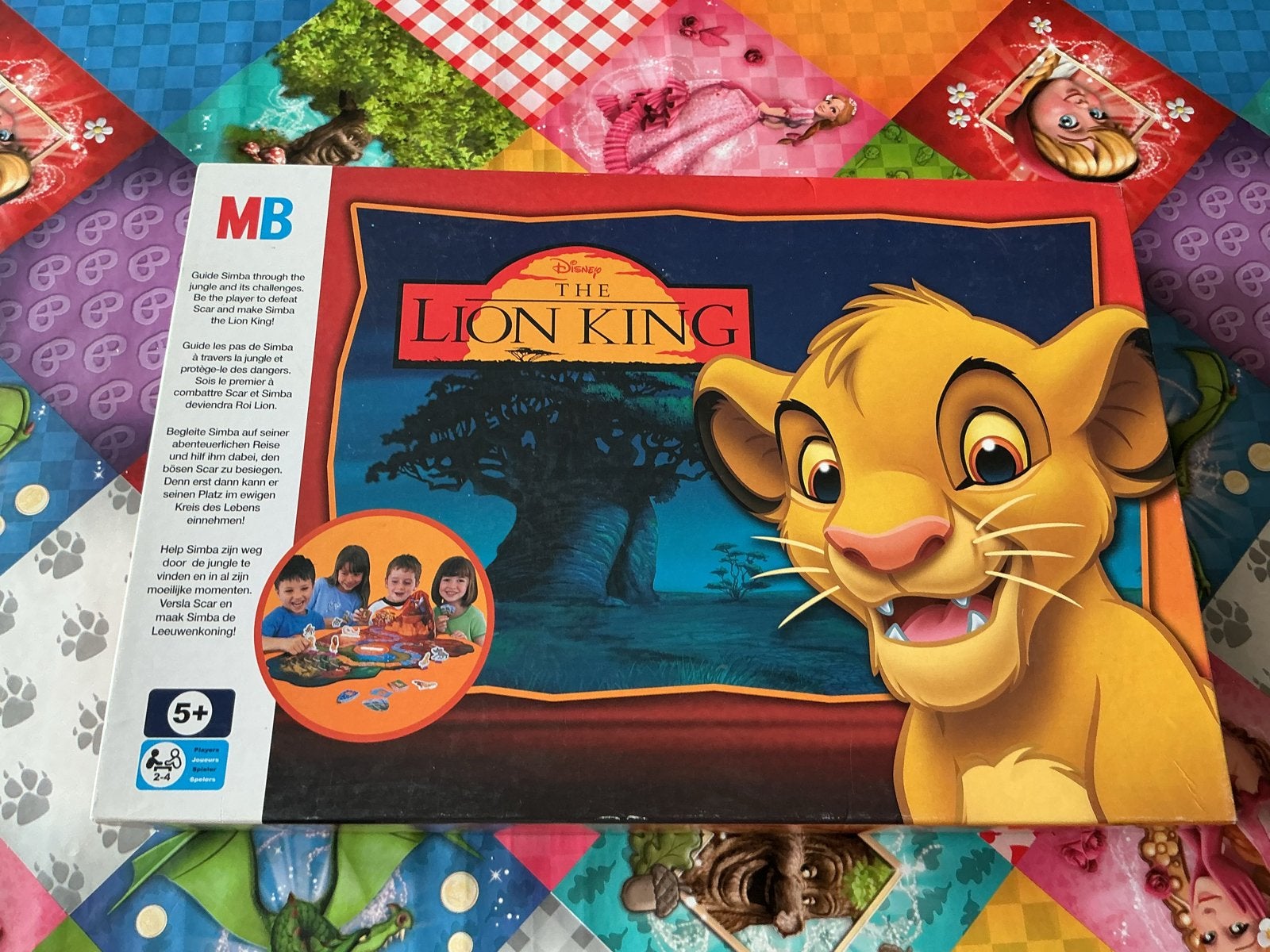Disney The Lion King Bordspel MB Games, Hobby en Vrije tijd, Gezelschapsspellen | Bordspellen, Drie of vier spelers, Ophalen of Verzenden