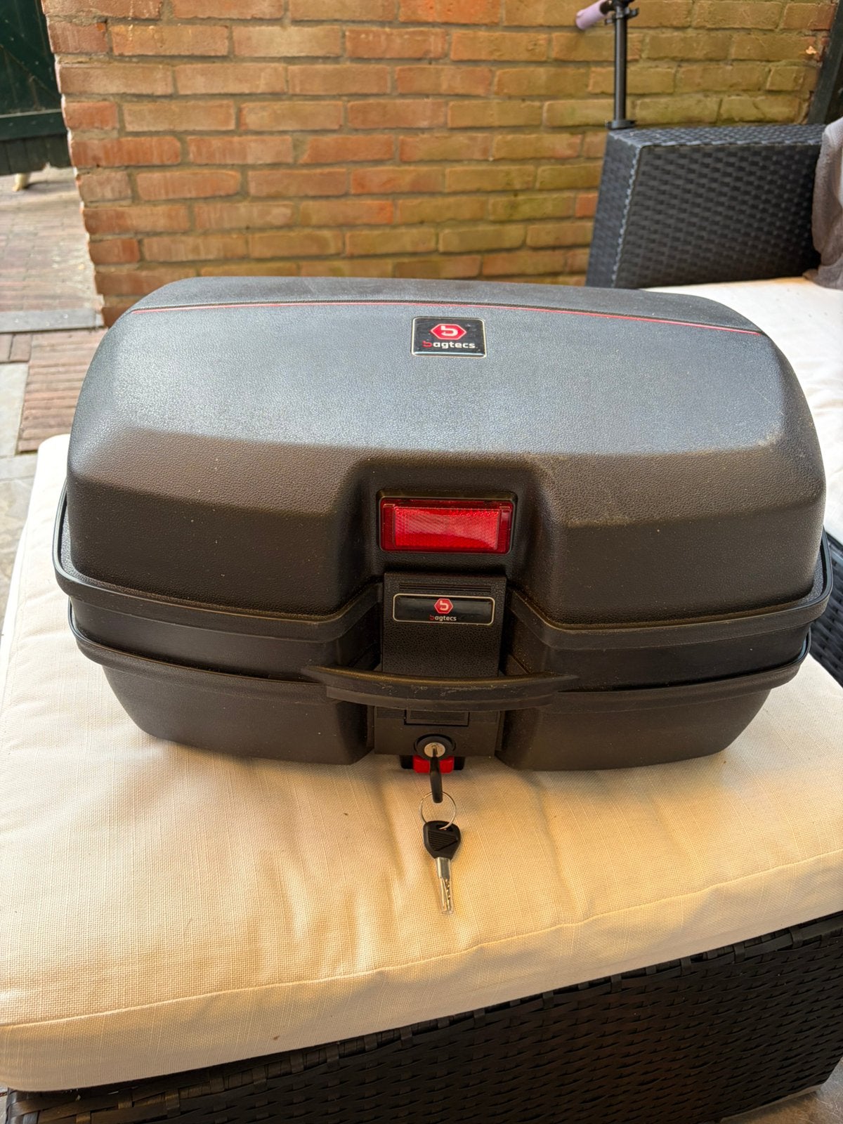 Bagtecs (helm-)koffer 45l, Motoren, Accessoires | Koffers en Tassen, Ophalen, Gebruikt