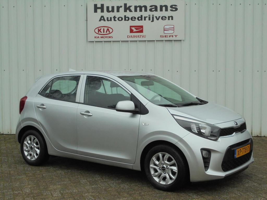 Kia Picanto 1.0i COMFORTPLUSLINE NL-AUTO NAVI CARPLAY, Stof, Gebruikt, Elektrische ramen, 4 stoelen