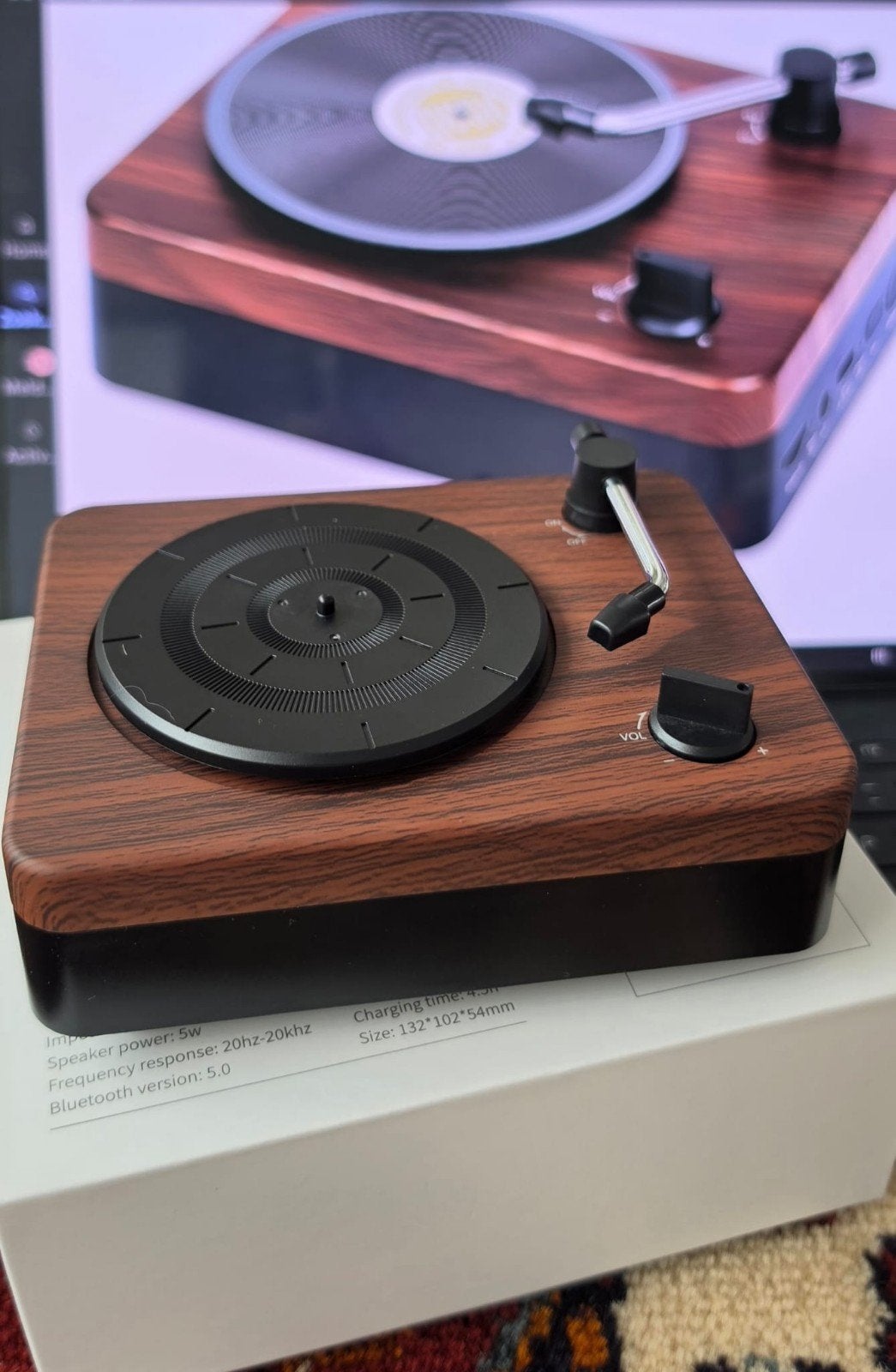 Retro draaitafel Bluetooth ontvanger, Ophalen of Verzenden, Overige merken