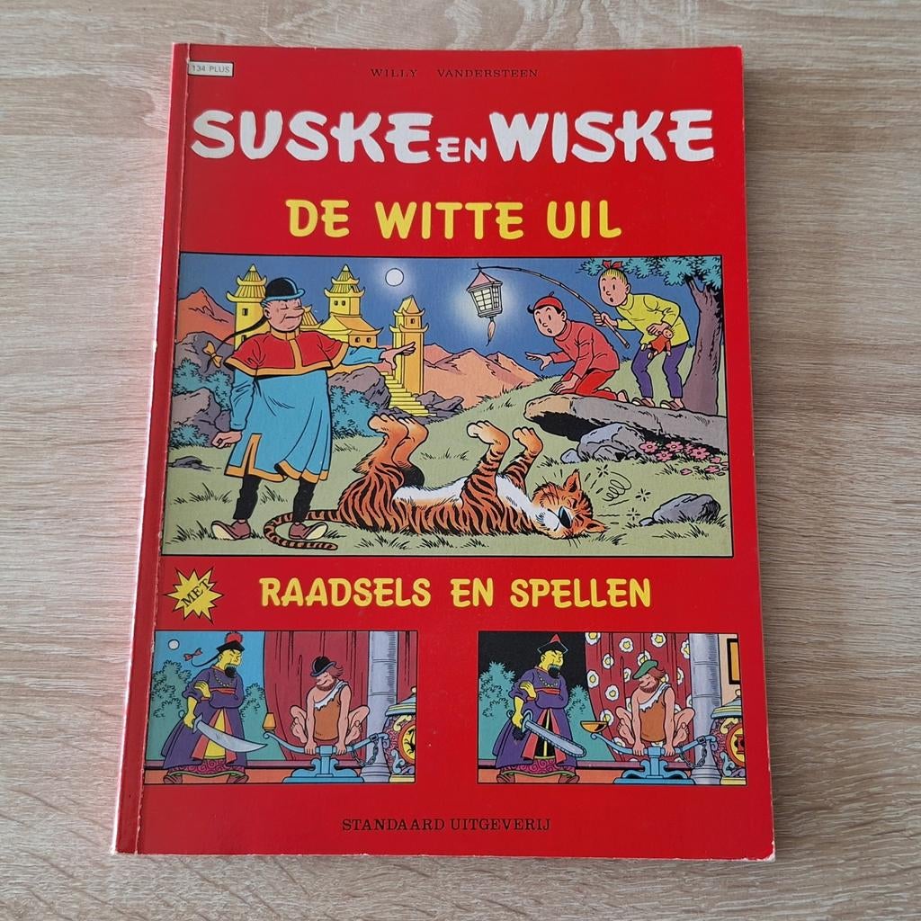 Suske en Wiske 134 plus - De Witte Uil, Eén stripboek, Ophalen of Verzenden, Gelezen