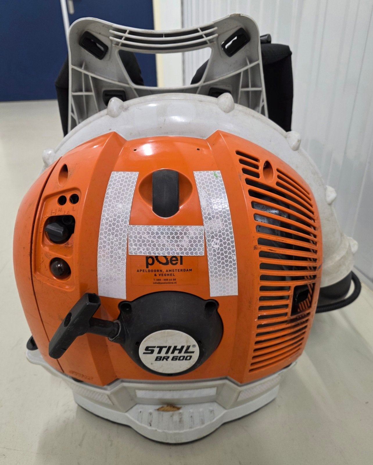 Stihl BR 600 Bladblazer - Krachtig en Ruggedragen, Tuin en Terras, Bladblazers, Ophalen, Gebruikt, Ruggedragen, Stihl