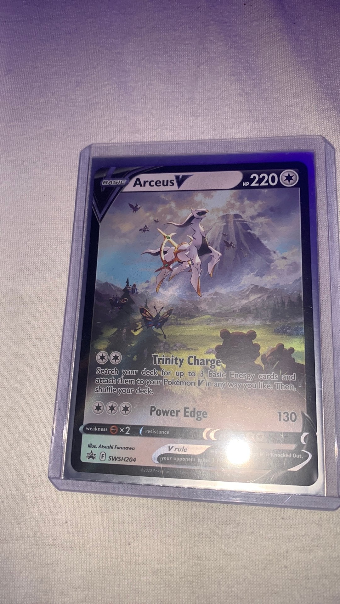 Arceus v swsh204, Ophalen of Verzenden, Zo goed als nieuw, Losse kaart