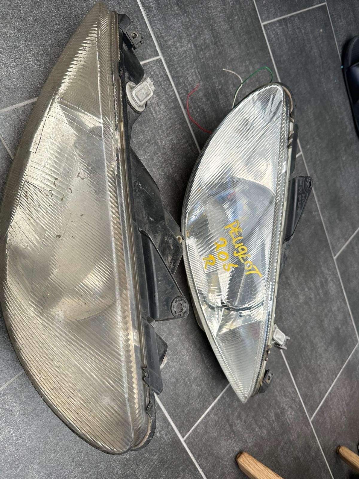 Koplampen Peugeot 206 (1998), Auto-onderdelen, Ophalen of Verzenden, Gebruikt, Peugeot