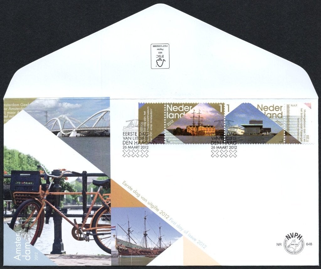 E648 - bezoek Amsterdam - scheepvaartmuseum / cruiseschip, Verzenden, Onbeschreven, Nederland
