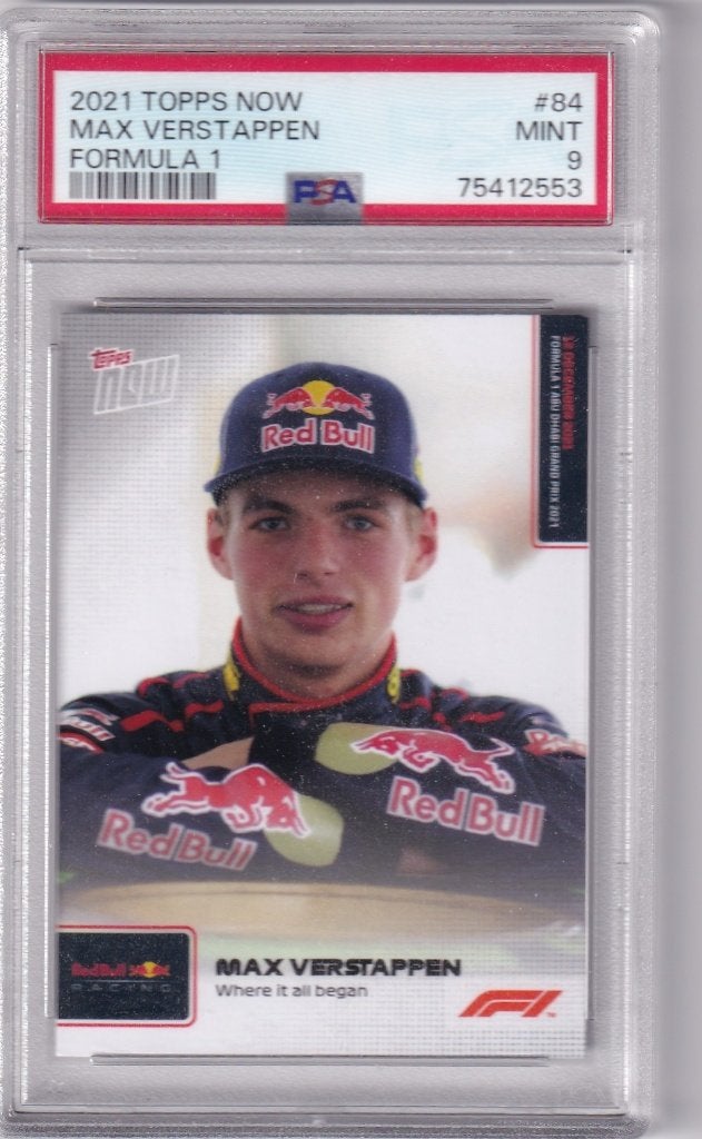 Max Verstappen #084 PSA 9, Verzenden, Nieuw, Formule 1