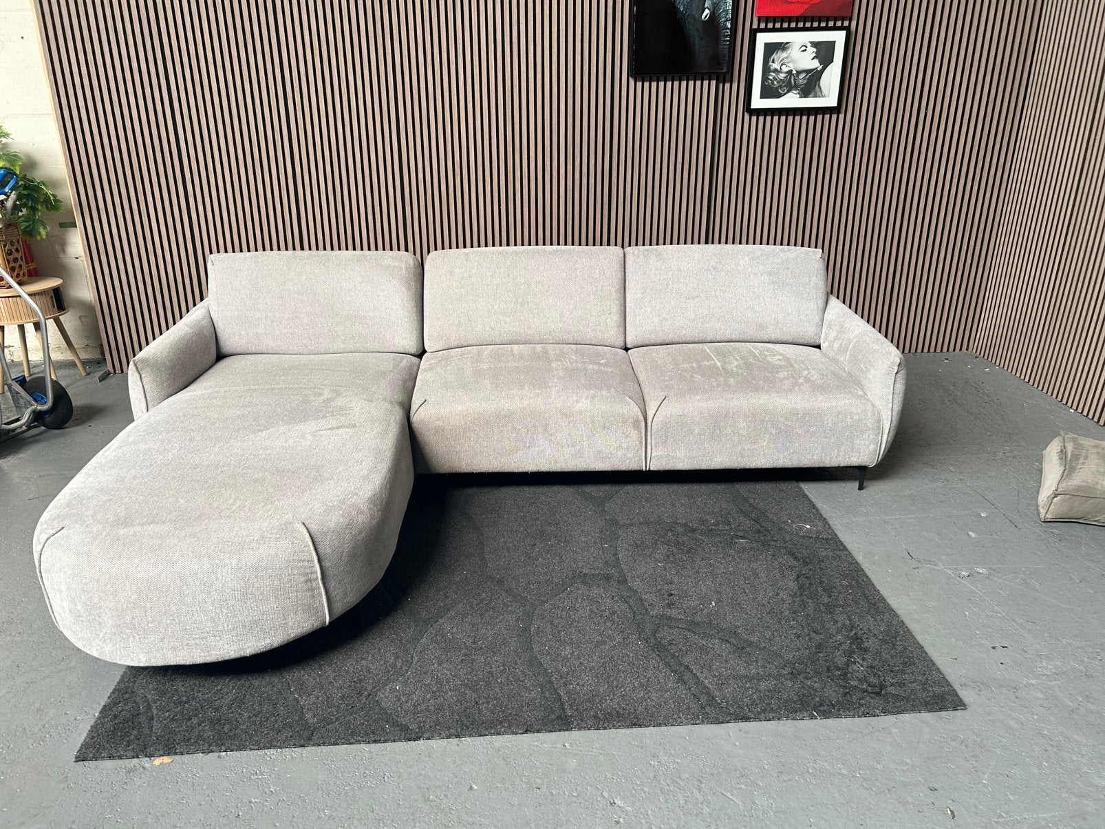 GRATIS LEVERING GRIJZE HOEKBANK 295X210 GEREINIGD