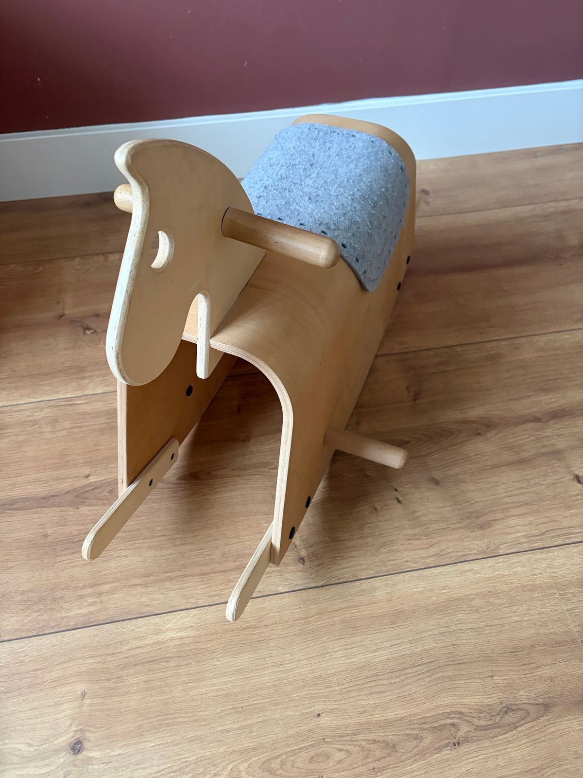 Houten schommelpaard voor kinderen, Ophalen of Verzenden, Zo goed als nieuw, Jongen of Meisje