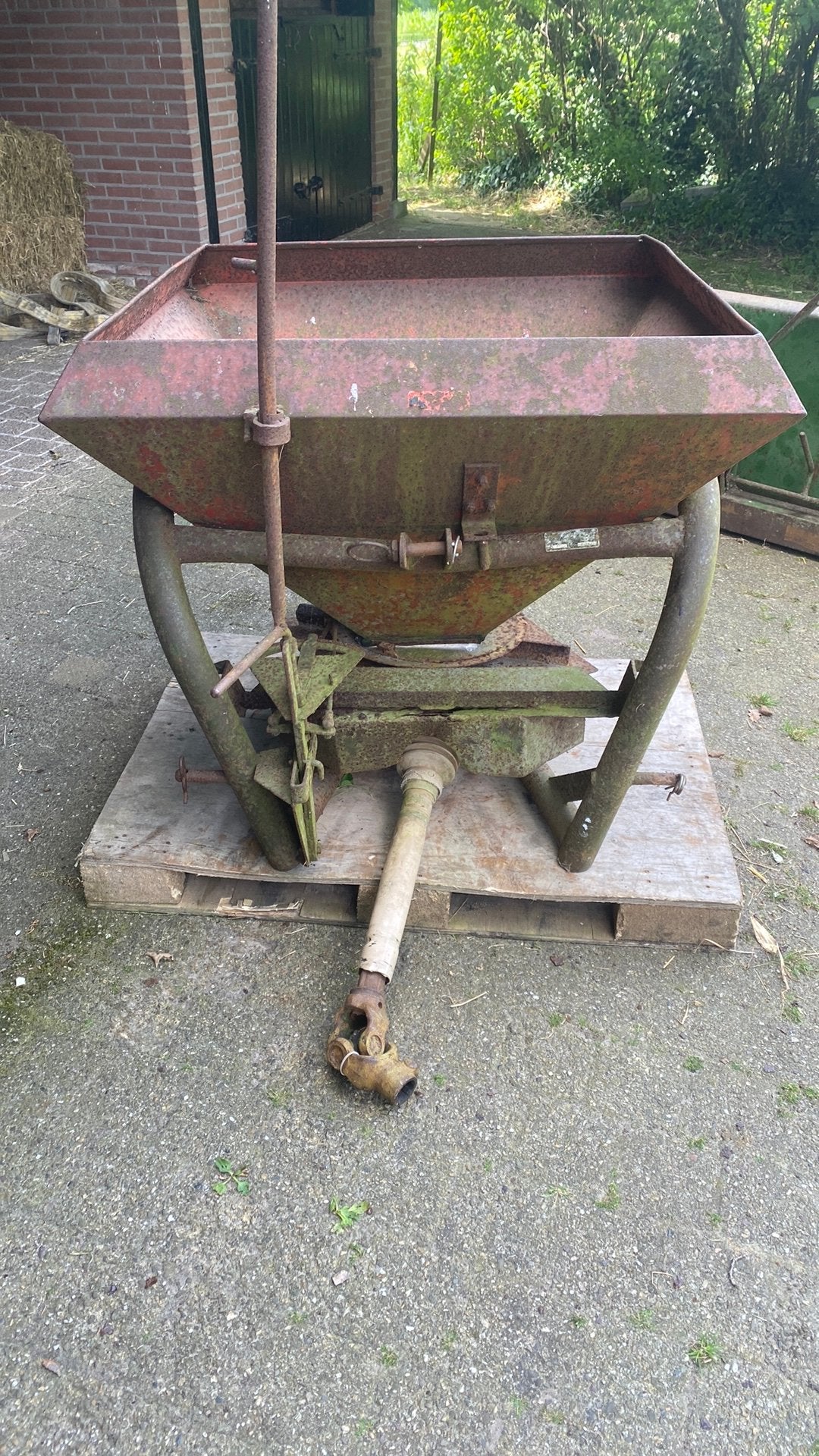 Kunstmeststrooier opknapper, Tuin en Terras, Zitmaaiers, Ophalen, Gebruikt