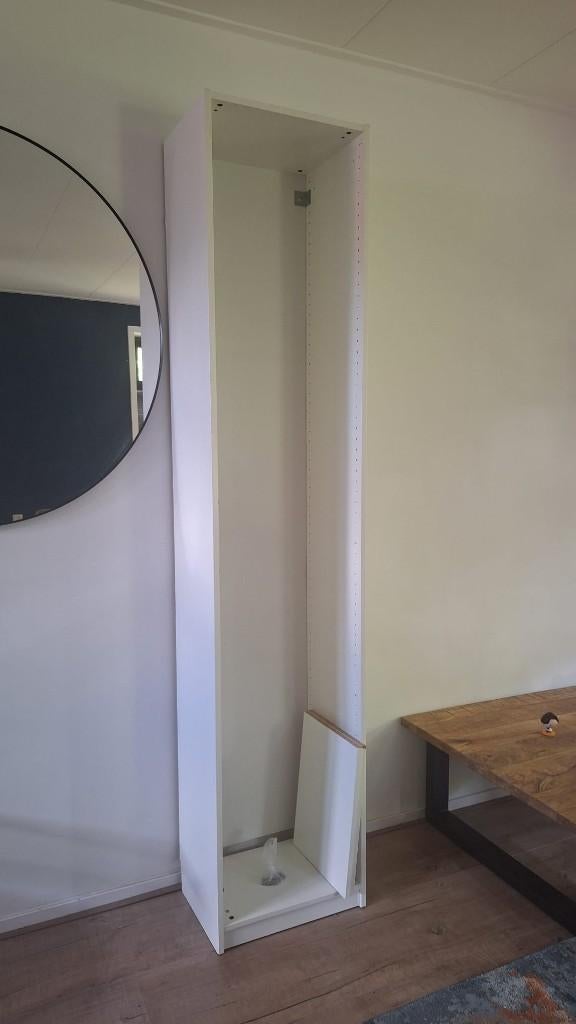 Ikea PAX kledingkast 50x236x35cm wit incl deur, Ophalen, Met plank(en), Gebruikt, 200 cm of meer
