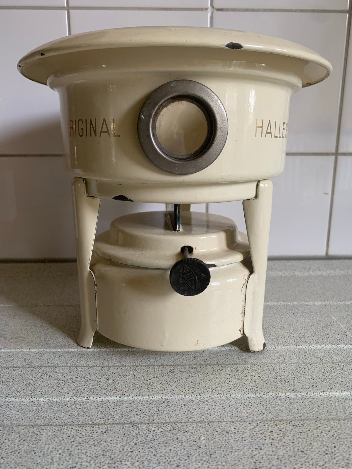 Vintage Original Haller Petroleum Kooktoestel, Ophalen of Verzenden
