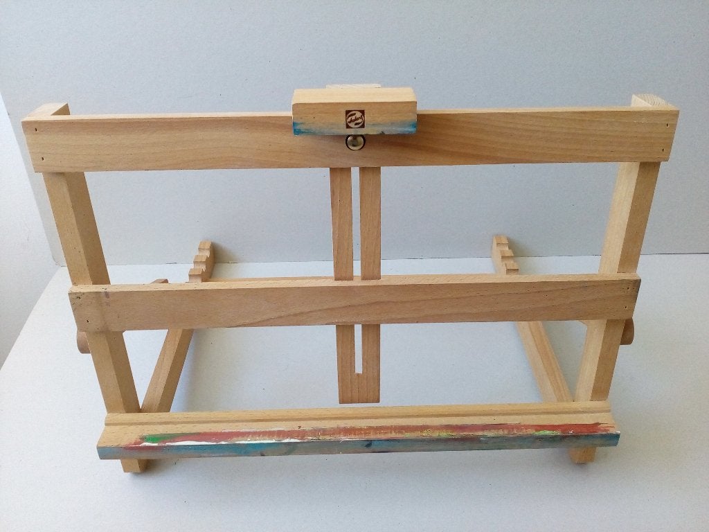 Schildersezel tafelmodel. Talens. Hout., Hobby en Vrije tijd, Schilderen, Ophalen of Verzenden, Gebruikt, Ezel
