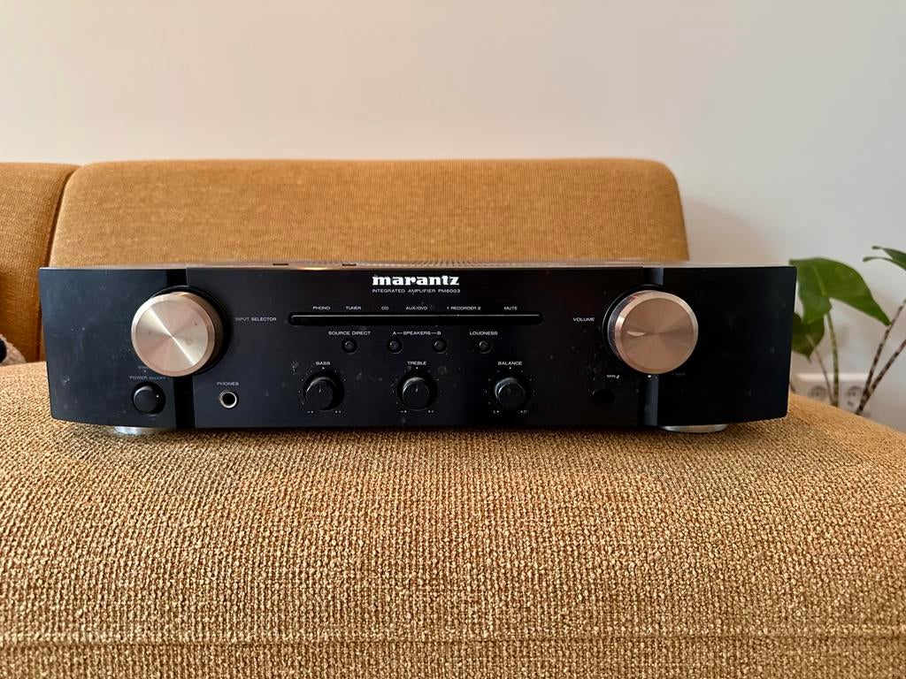 Marantz PM6003 Geïntegreerde Versterker - Zwart, Marantz, Ophalen of Verzenden, Zo goed als nieuw, 60 tot 120 watt