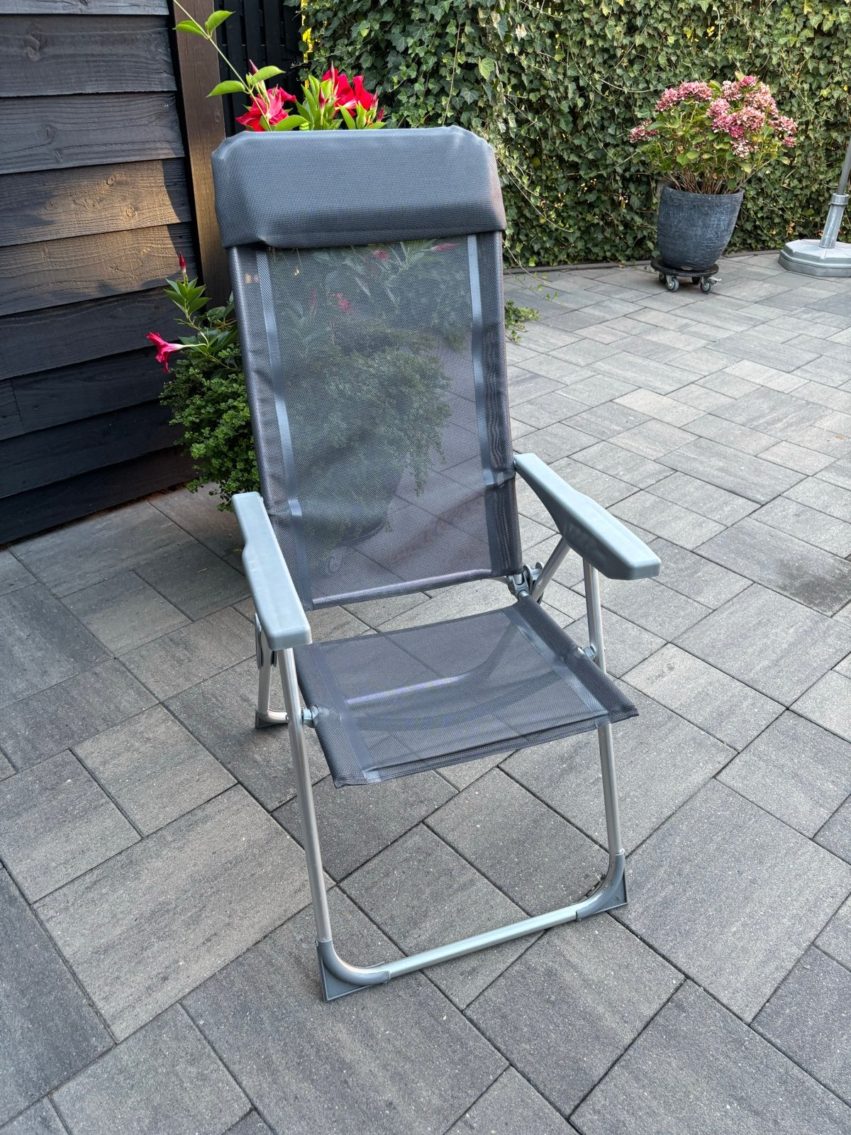4 Lichtgewicht Verstelbare Campingstoelen, Caravans en Kamperen, Ophalen of Verzenden, Gebruikt, Campingstoel