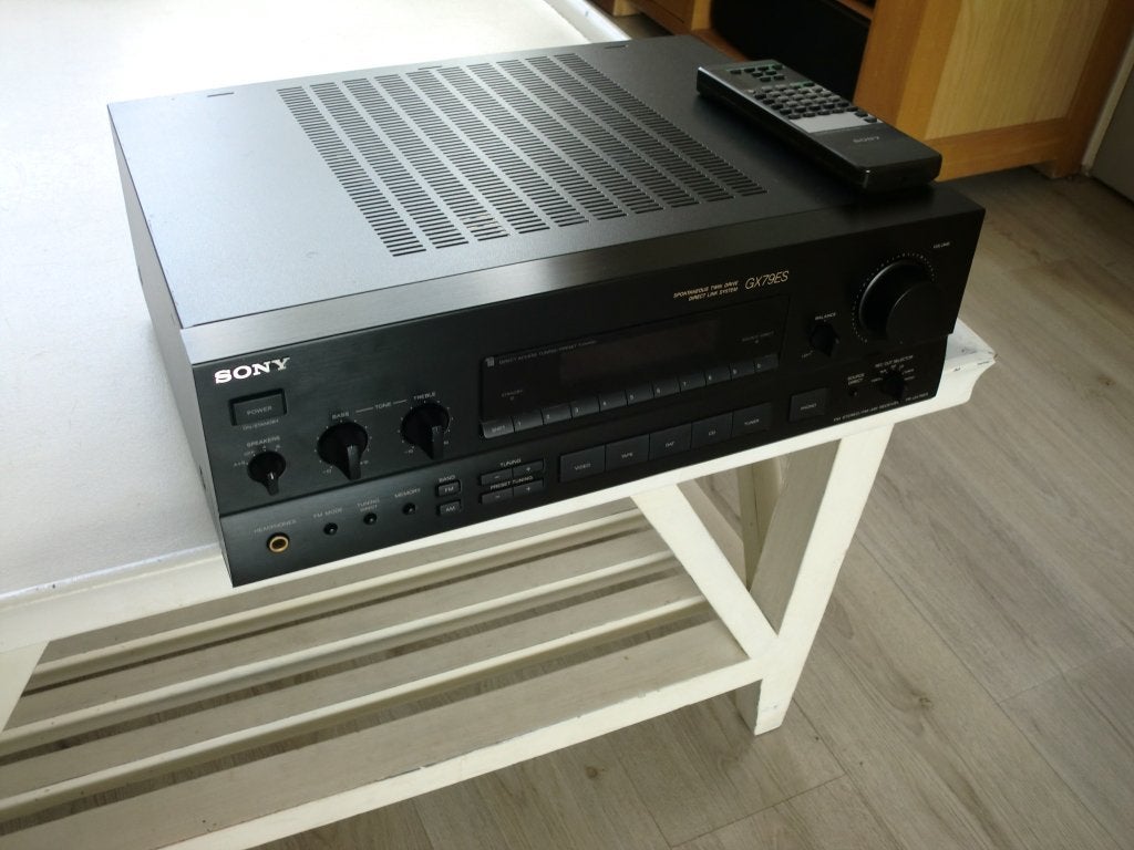 Sony STR-GX79ES Stereo Amp phono onderhoud gehad 100% goed., Ophalen of Verzenden, Refurbished, Sony, Losse componenten