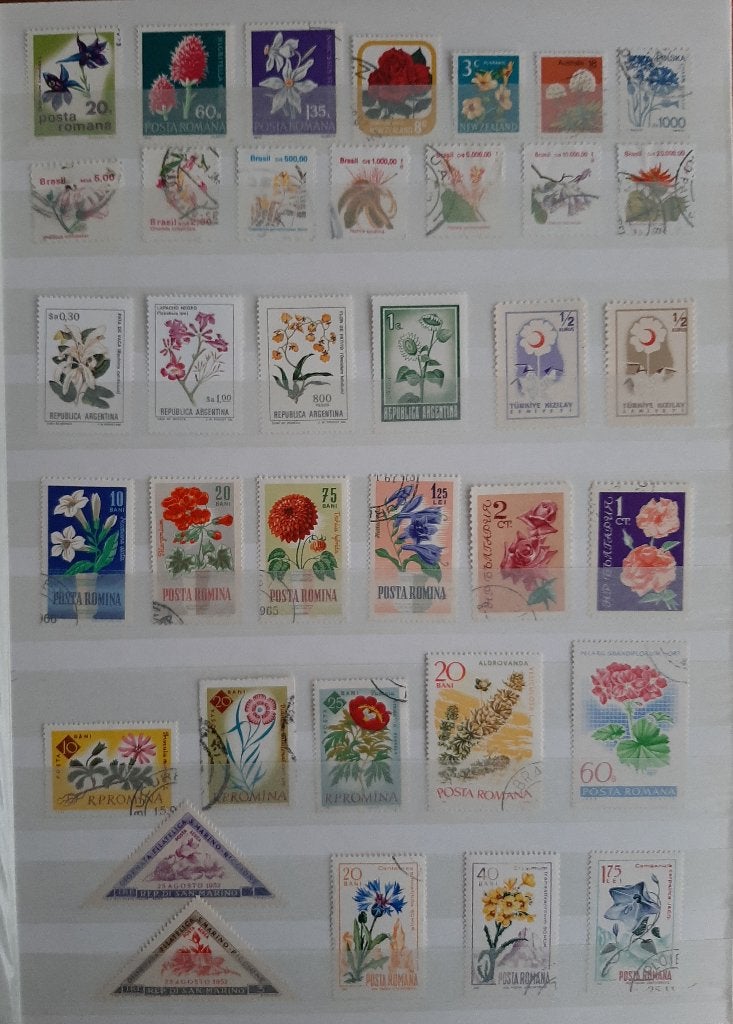 3 Kaarten Postzegels Bijzondere en Mooiste Bloemen No. 20, Ophalen, Dier of Natuur