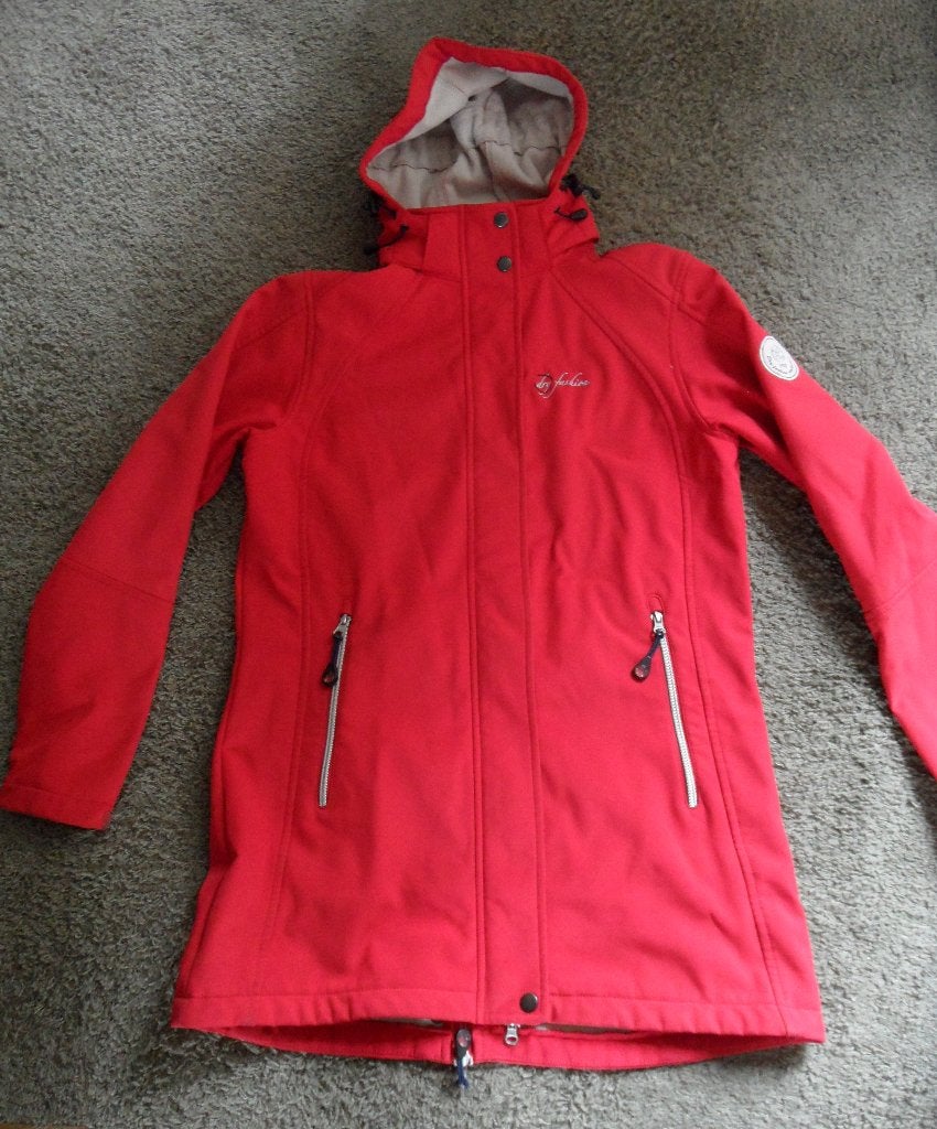 In goede staat: felrood softshell jack van Dry Fashion women, Kleding | Dames, Maat 38/40 (M), Ophalen of Verzenden, Zo goed als nieuw