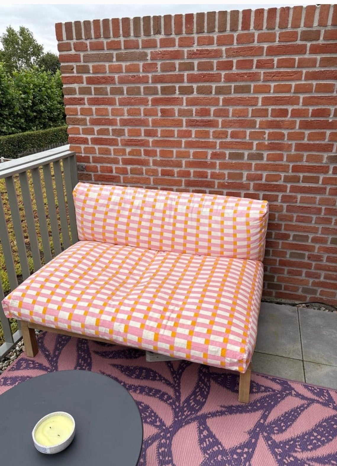 Pallet kussens, Ophalen, Gebruikt