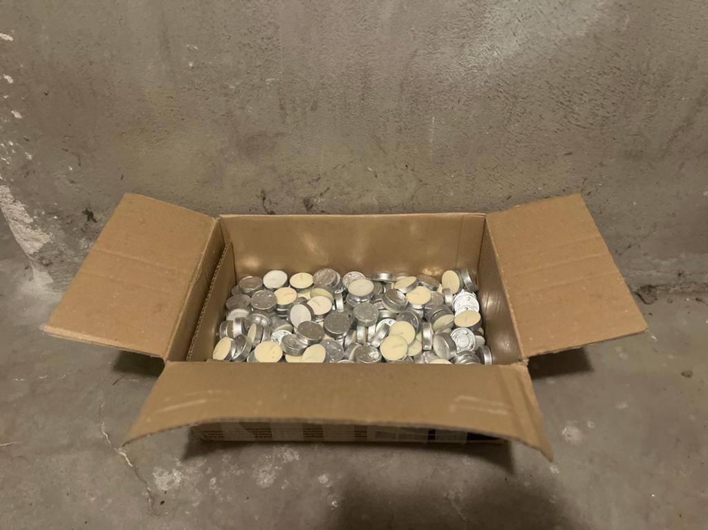 Waxinelichtjes, Ophalen of Verzenden, Zo goed als nieuw, Overige materialen, Minder dan 25 cm