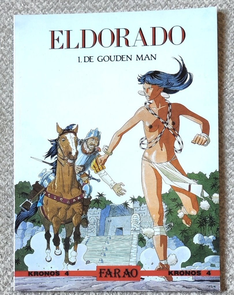 Eldorado Collectie Kronos 1989 De gouden man 1ste druk, Boeken, Eén stripboek, Ophalen of Verzenden, Zo goed als nieuw