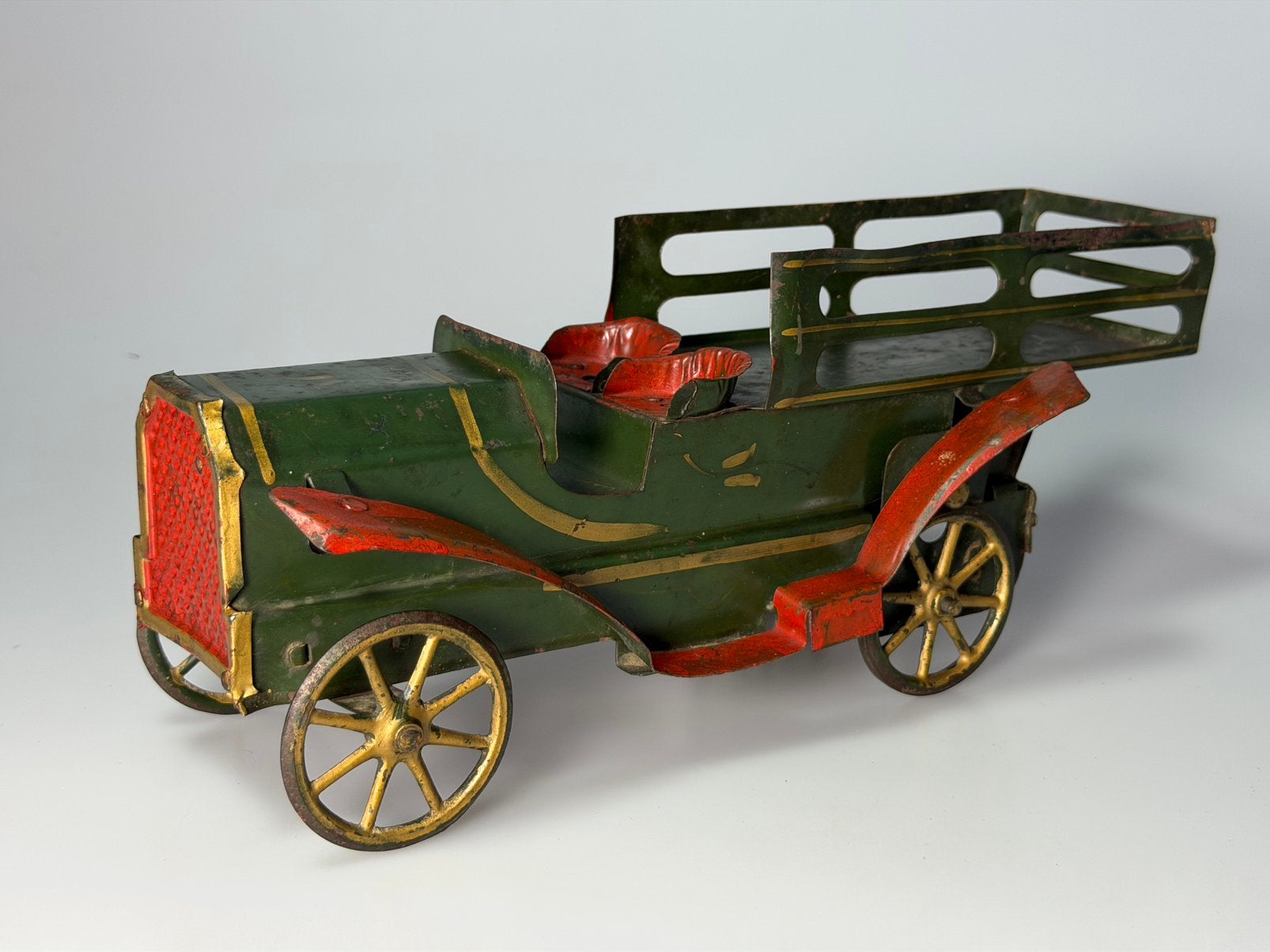 Dayton Hillclimber blikken auto 1910, Antiek en Kunst, Antiek | Speelgoed, Ophalen of Verzenden