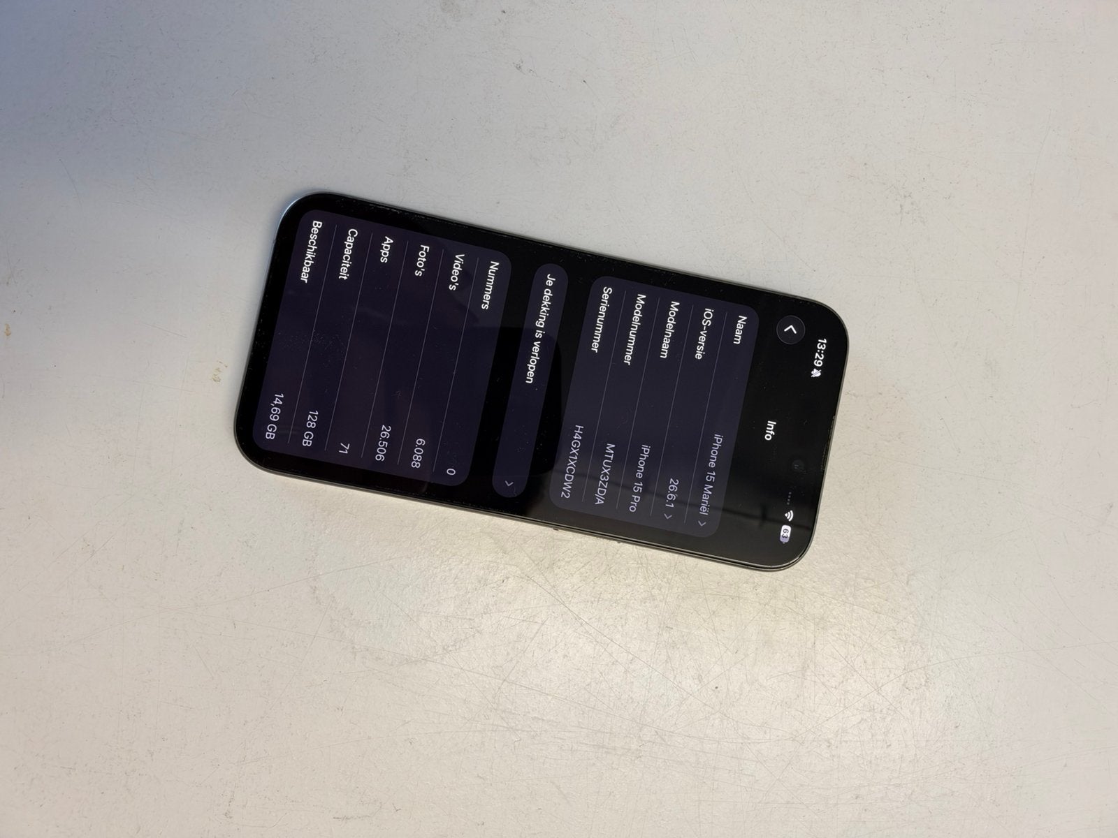 Foto 5 van iPhone 15 Pro 128GB – 87% batterij