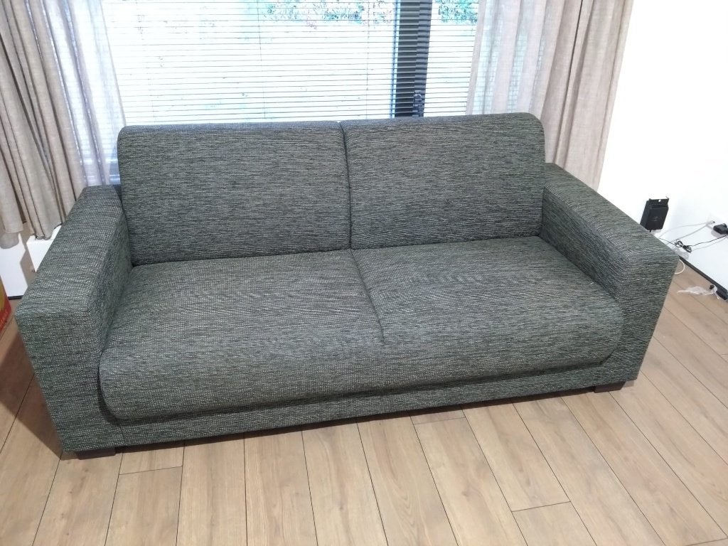 Aberdeen 3‑zits bank – Kansas grijs, Huis en Inrichting, Banken | Bankstellen, Ophalen, 150 tot 200 cm, Driepersoons, 75 tot 100 cm