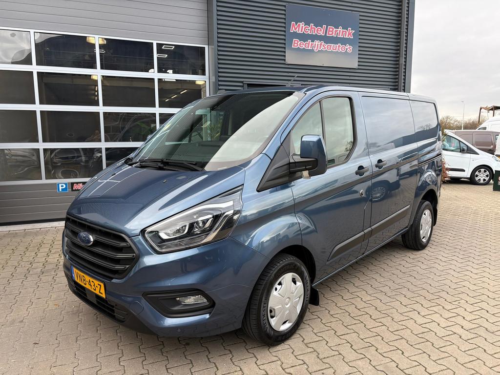 Ford Transit Custom 280 2.0 TDCI L1H1 L&R Schuifdeur, Voorwielaandrijving, 4 cilinders, Blauw, Origineel Nederlands