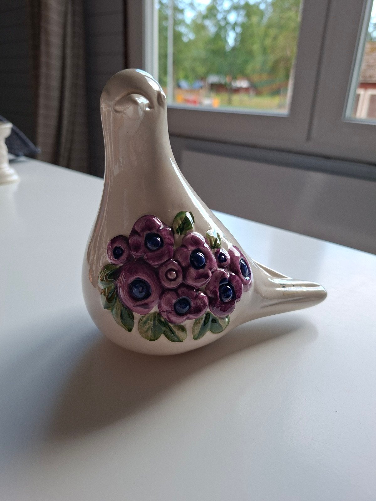 Vintage Zweeds keramieken duif - Rosa Ljung Deco Helsingbor, Antiek en Kunst, Antiek | Keramiek en Aardewerk, Ophalen of Verzenden