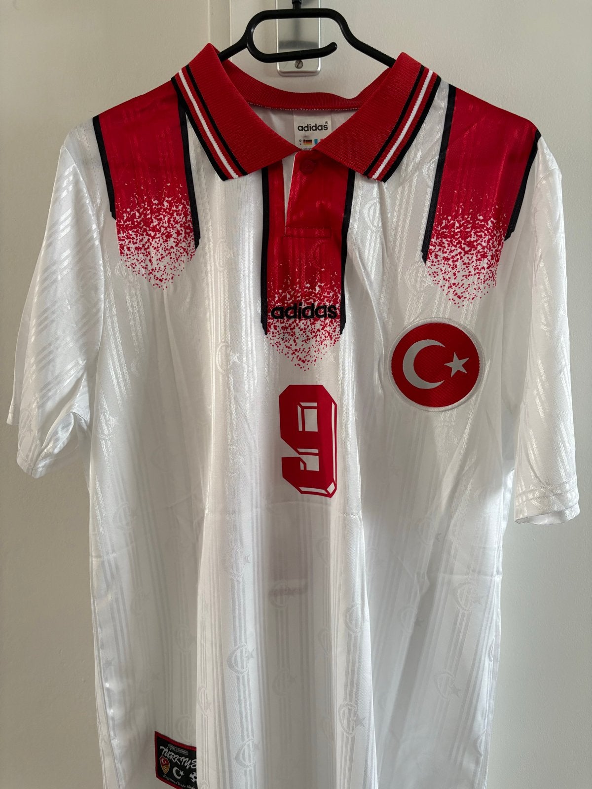 EK 1996 Turkije shirt - Hakan Sukur #9 - Maat L, Maat L, Ophalen of Verzenden, Nieuw, Shirt