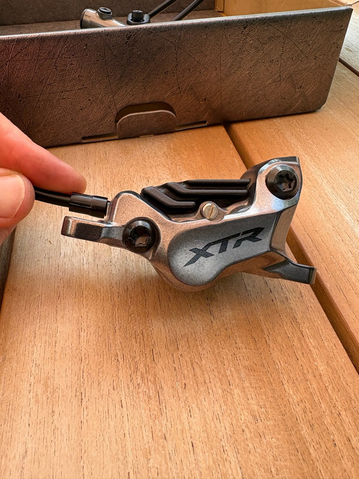 Shimano XTR M9120 rem compleet nieuw, Remmen, Ophalen of Verzenden, Zo goed als nieuw, Aluminium