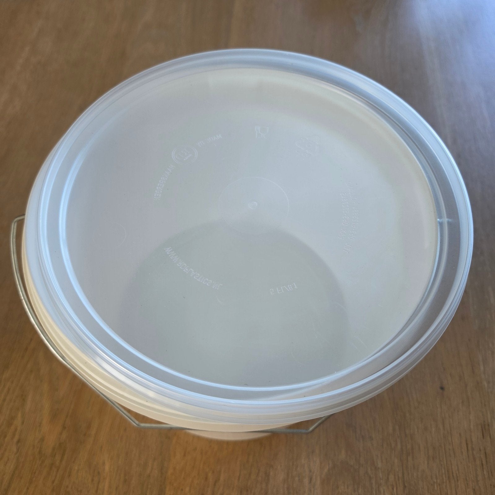 Emmer 5 ltr. nieuw, Huis en Inrichting, Ophalen, Wit, Nieuw, Emmer