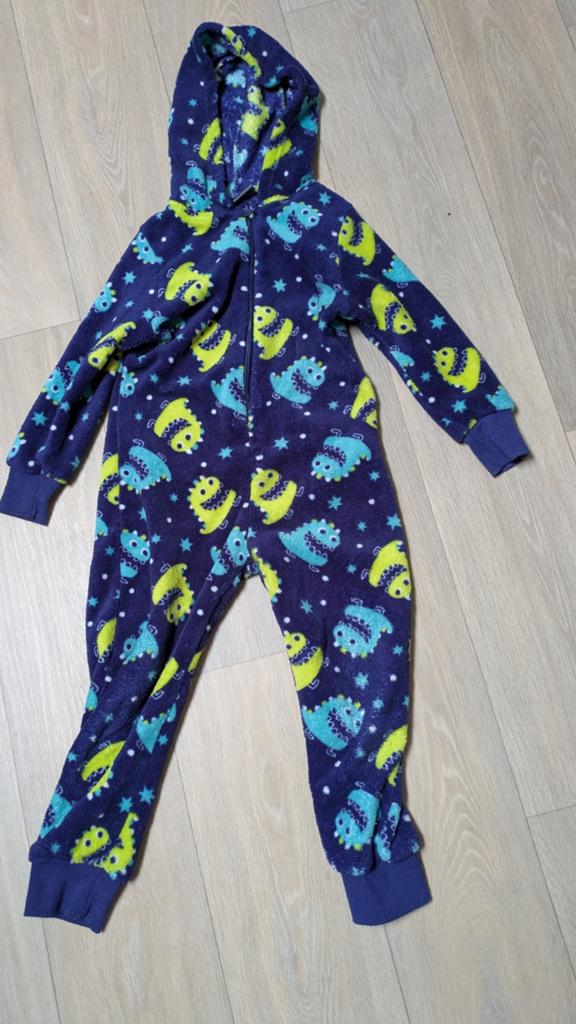 Monster onesie maat 98/104, Ophalen, Gebruikt, Jongen of Meisje, Overige typen