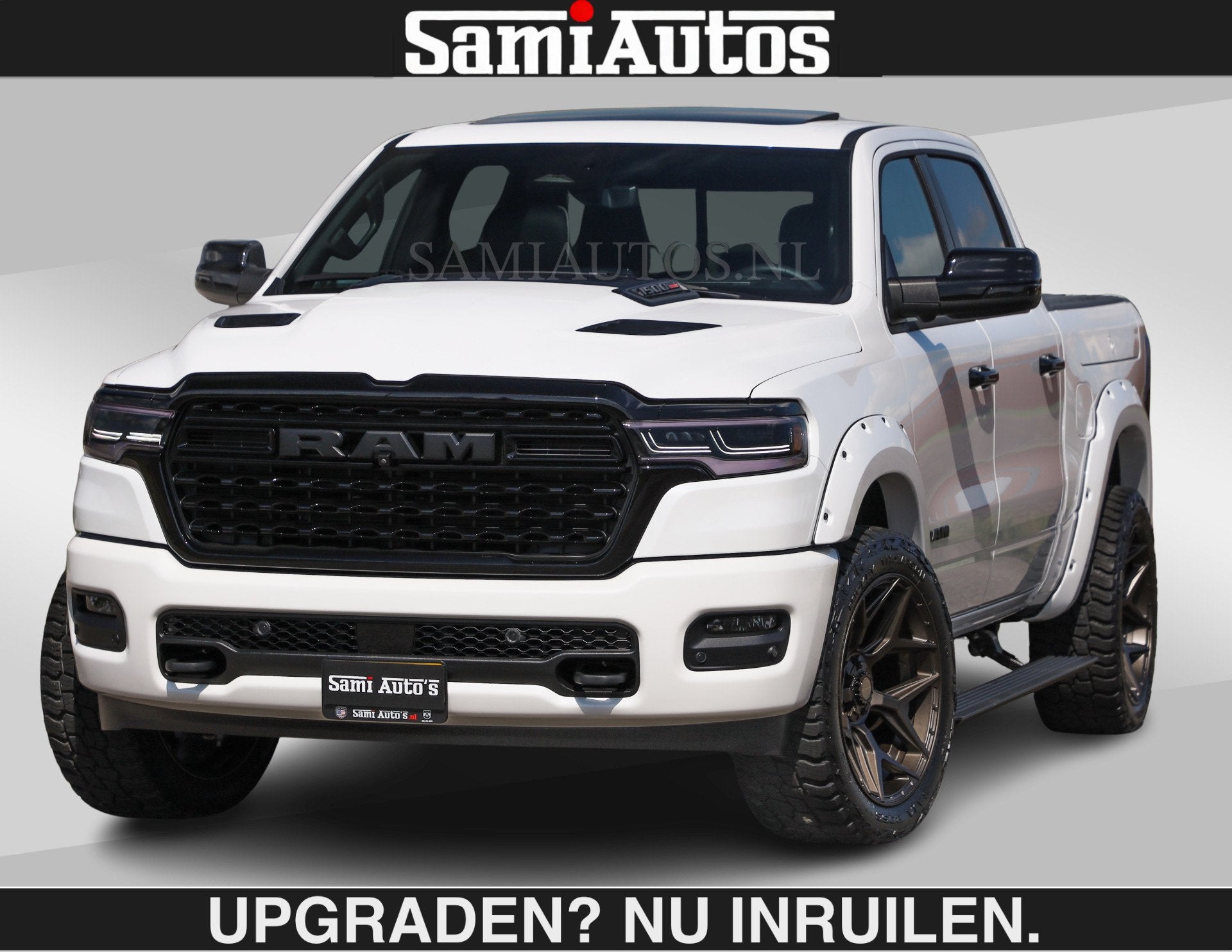 Dodge Ram Limited 540 PK €84950,- excl | De Meest Luxe en, Auto's, Automaat, Dealer onderhouden, Met garantie (alle), Wit