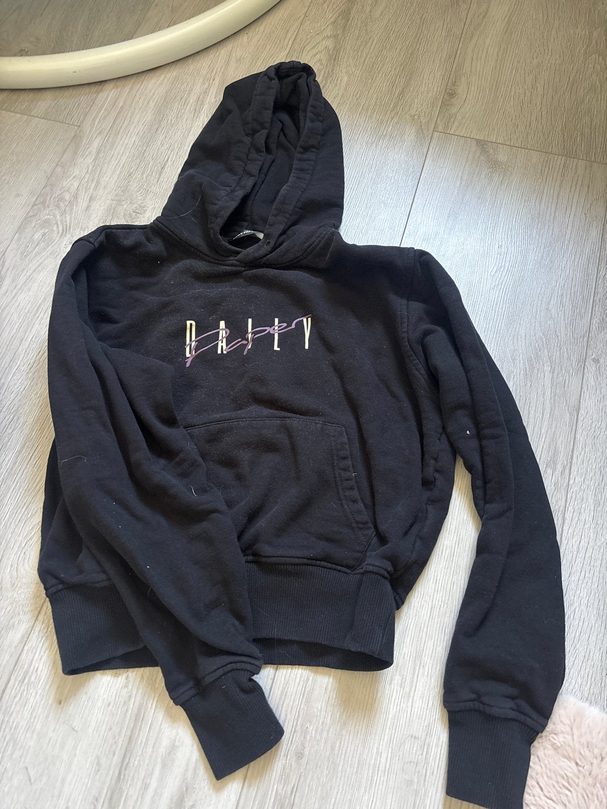 Daily Paper hoodie zwart - Maat S, Ophalen of Verzenden, Gedragen, Maat 36 (S), Zwart