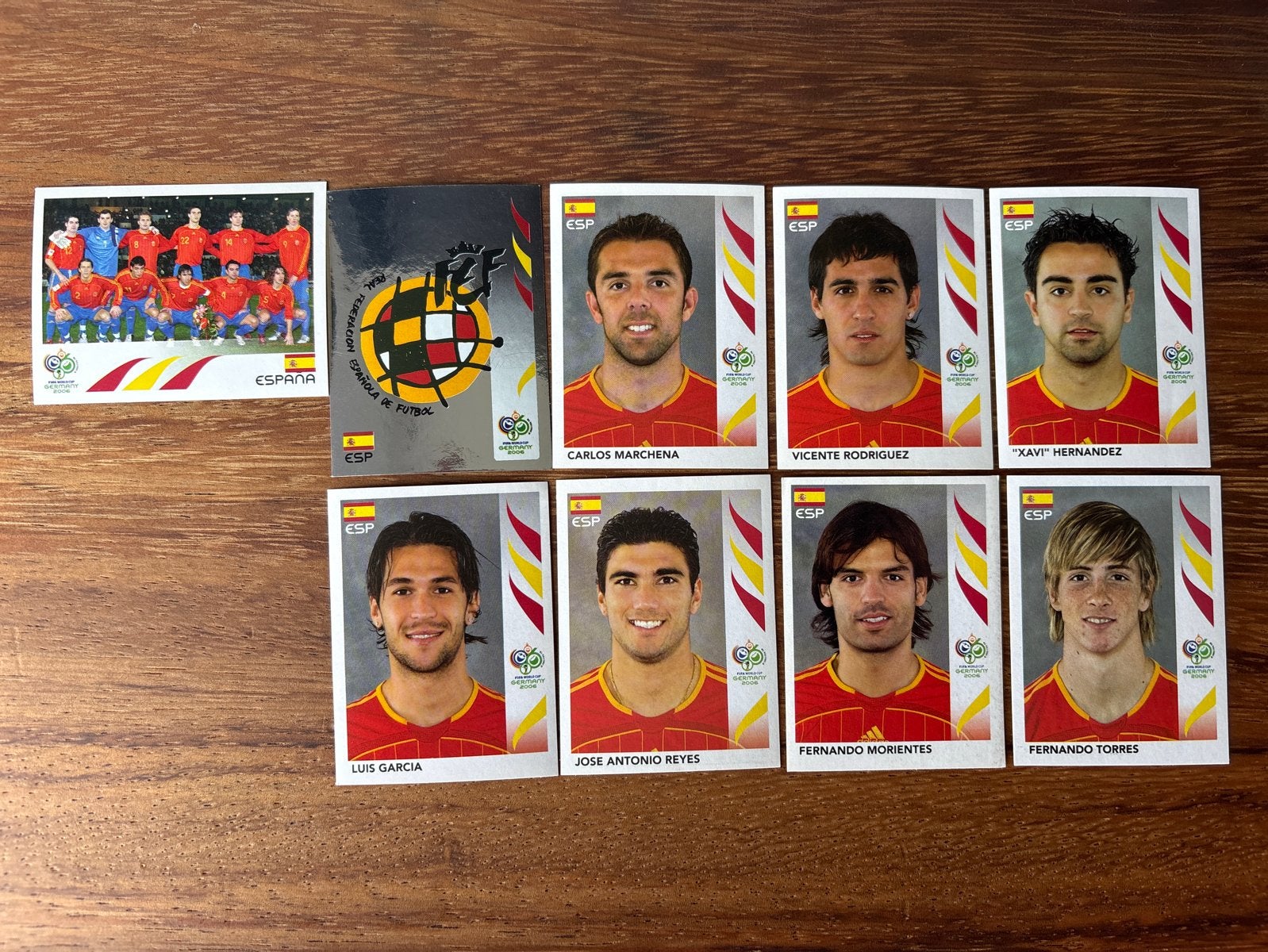 Panini WK 2006 Spanje Stickers - Diverse Spelers, Ophalen of Verzenden, Gebruikt, Stickers en Plaatjes