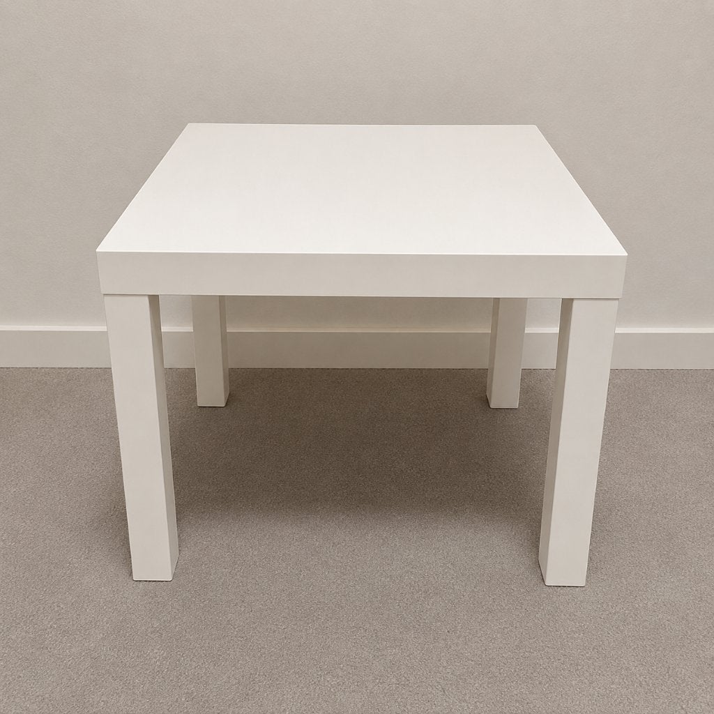 2x IKEA LACK Side Tables – White, Huis en Inrichting, Tafels | Sidetables, Ophalen, Kunststof, Vierkant, Minder dan 50 cm
