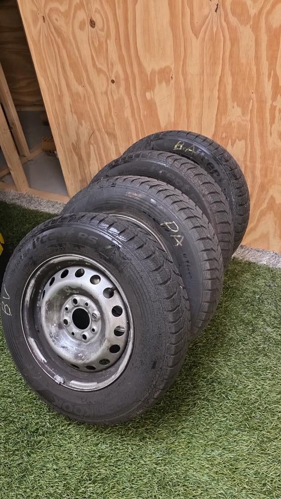 4x winterbanden met velgen voor Fiat Panda, Auto-onderdelen, Banden en Velgen, Ophalen, 14 inch, 175 mm, Banden en Velgen