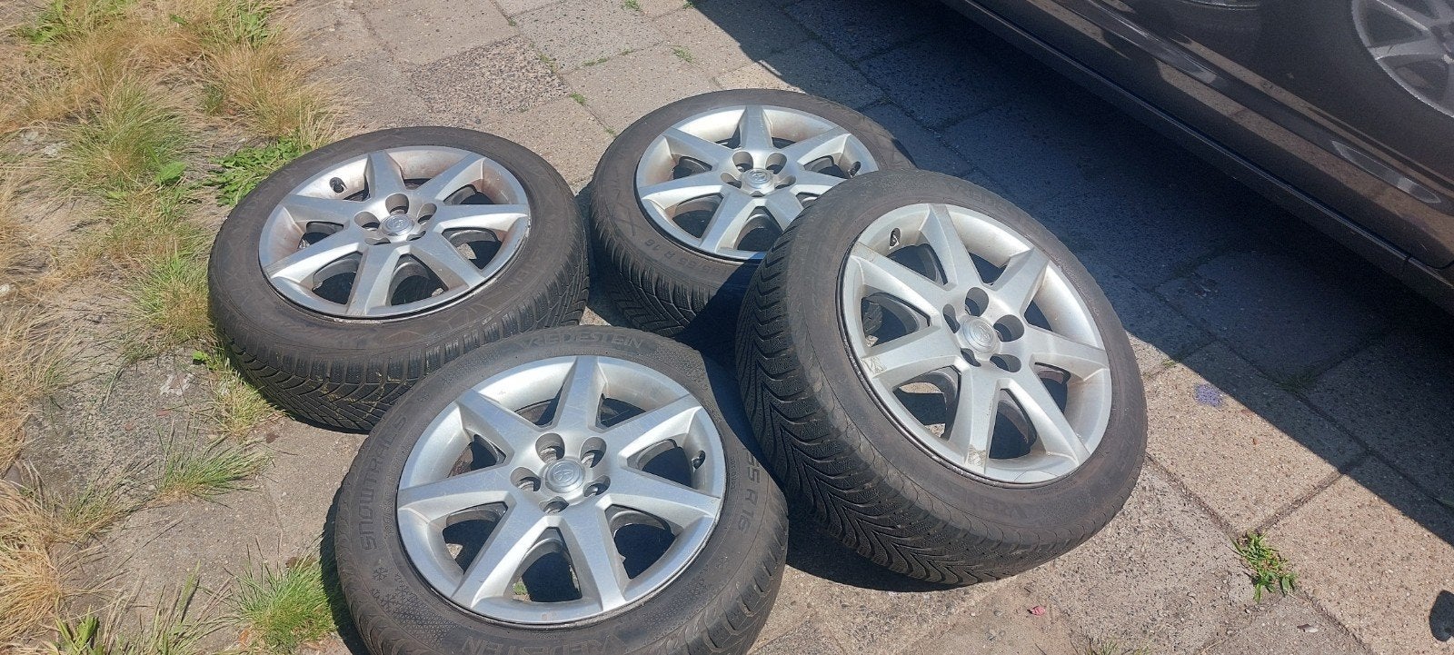 Toyota prius velgen met winterbanden, Auto-onderdelen, Banden en Velgen, Ophalen, 16 inch, Banden en Velgen, 205 mm