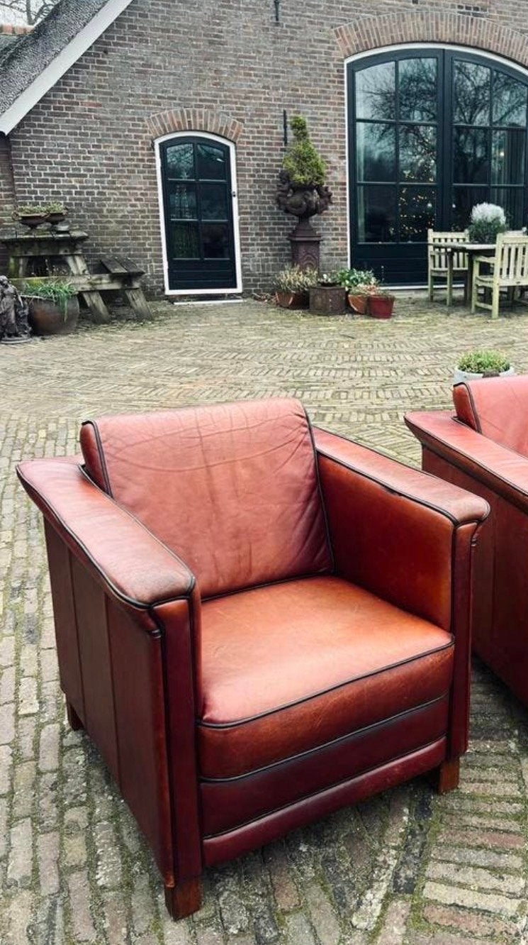 Luxe Schapenleren Fauteuil - Comfortabel en Stijlvol, Huis en Inrichting, Fauteuils, Ophalen, Gebruikt, Leer, 75 tot 100 cm