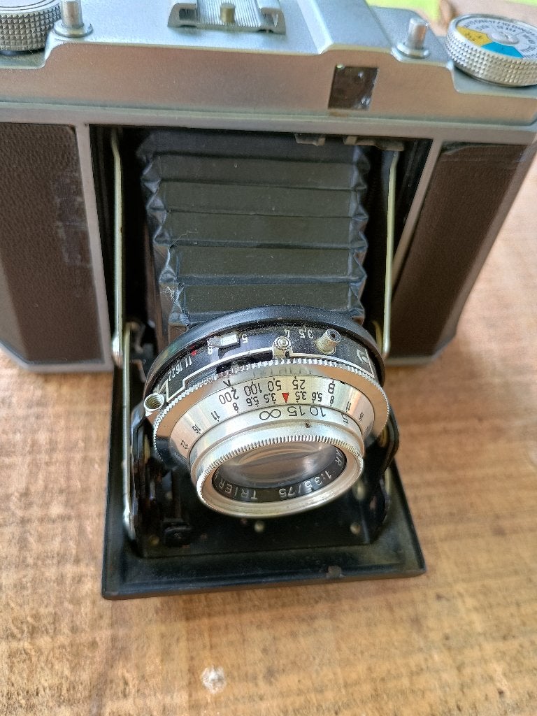 Vintage Foitzik Foinix vouwcamera (jaren 50), Ophalen of Verzenden, Niet werkend, Compact, Overige Merken