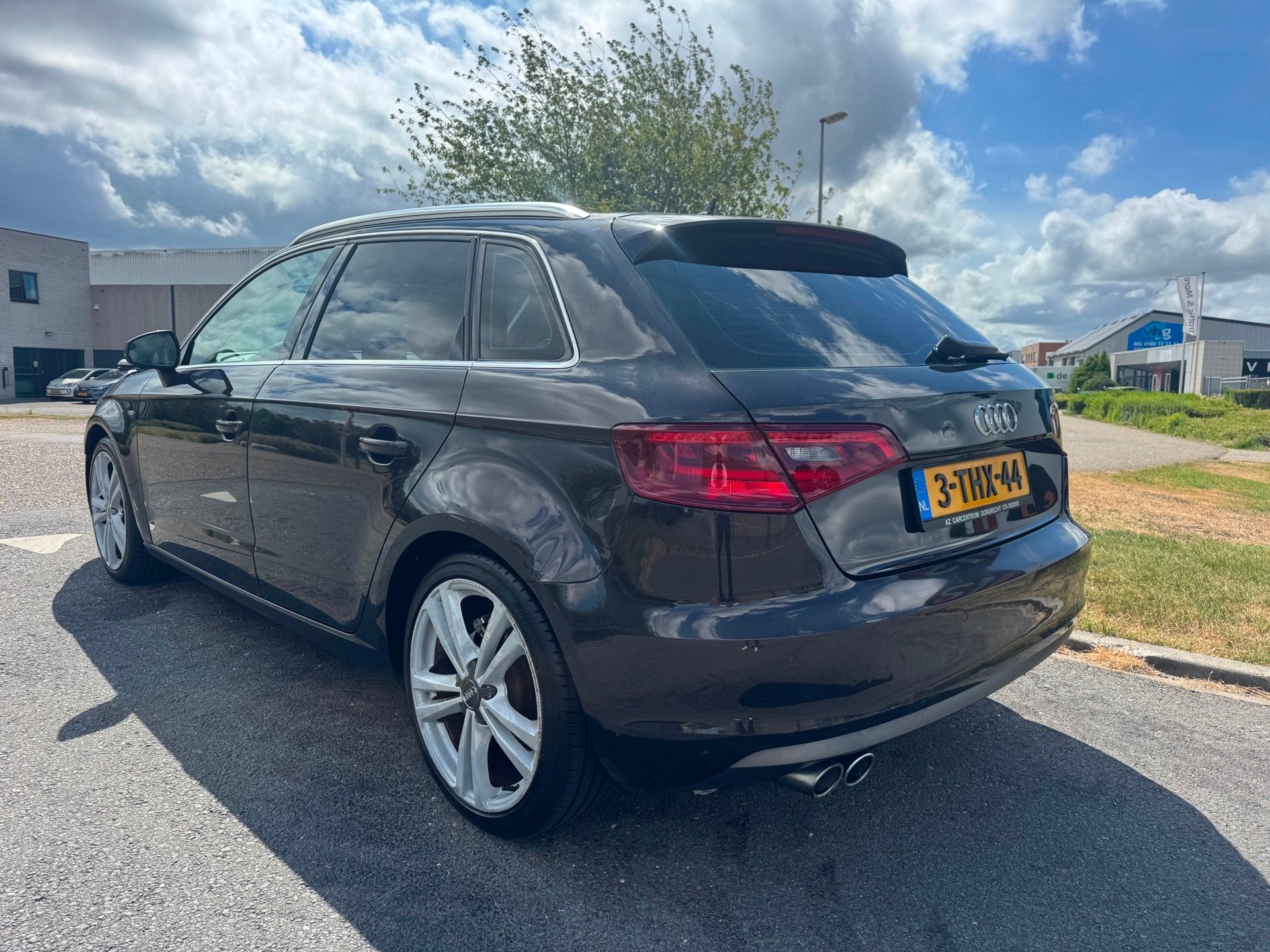 Audi A3 Sportback 2014 * 1.6 TDI Ambition Pro Line plus Auto, Euro 5, Gebruikt, Zwart, 4 cilinders