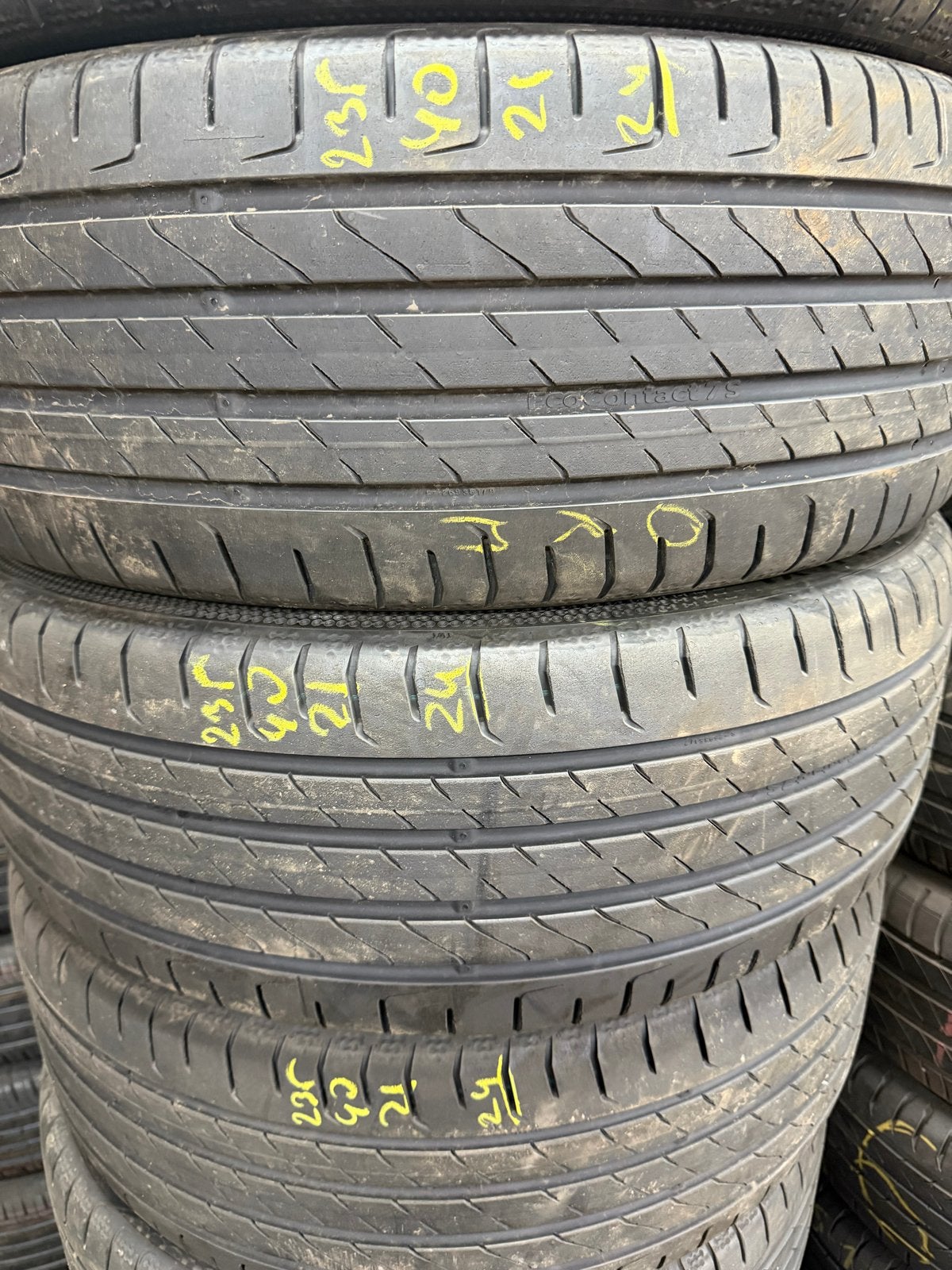 Continental EcoContact 7S 235/40 R21 Zomerbanden demo/ nieuw, Gebruikt, 235 mm, Band(en), Personenwagen