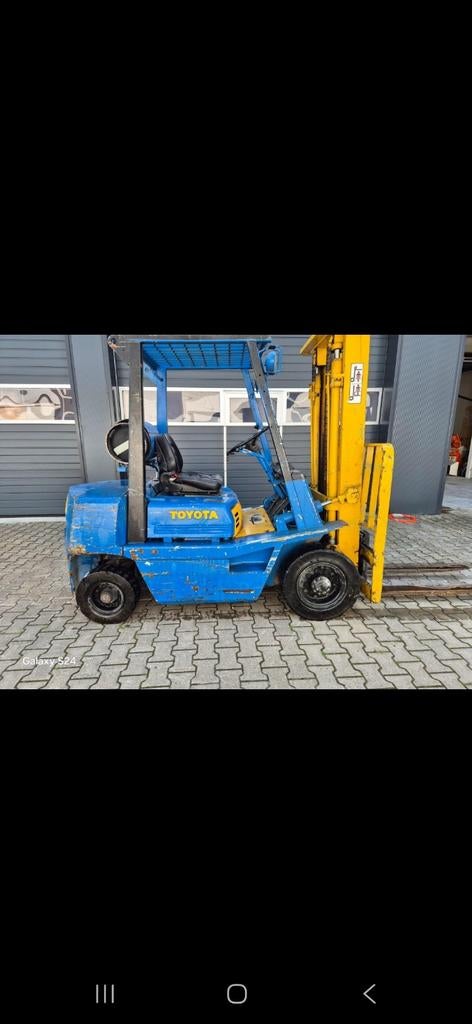 Toyota heftruck 2,5 ton op LPG, Zakelijke goederen, Machines en Bouw | Heftrucks en Intern transport, 1000 tot 2000 kg, Ophalen
