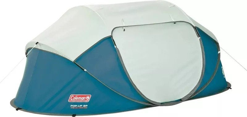 Pop-up tent Coleman Galiano 4 blue, Ophalen, Zo goed als nieuw, Tot en met 4