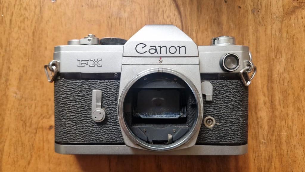 Canon FX analoge camera, Ophalen of Verzenden, Gebruikt, Compact, Overige Merken