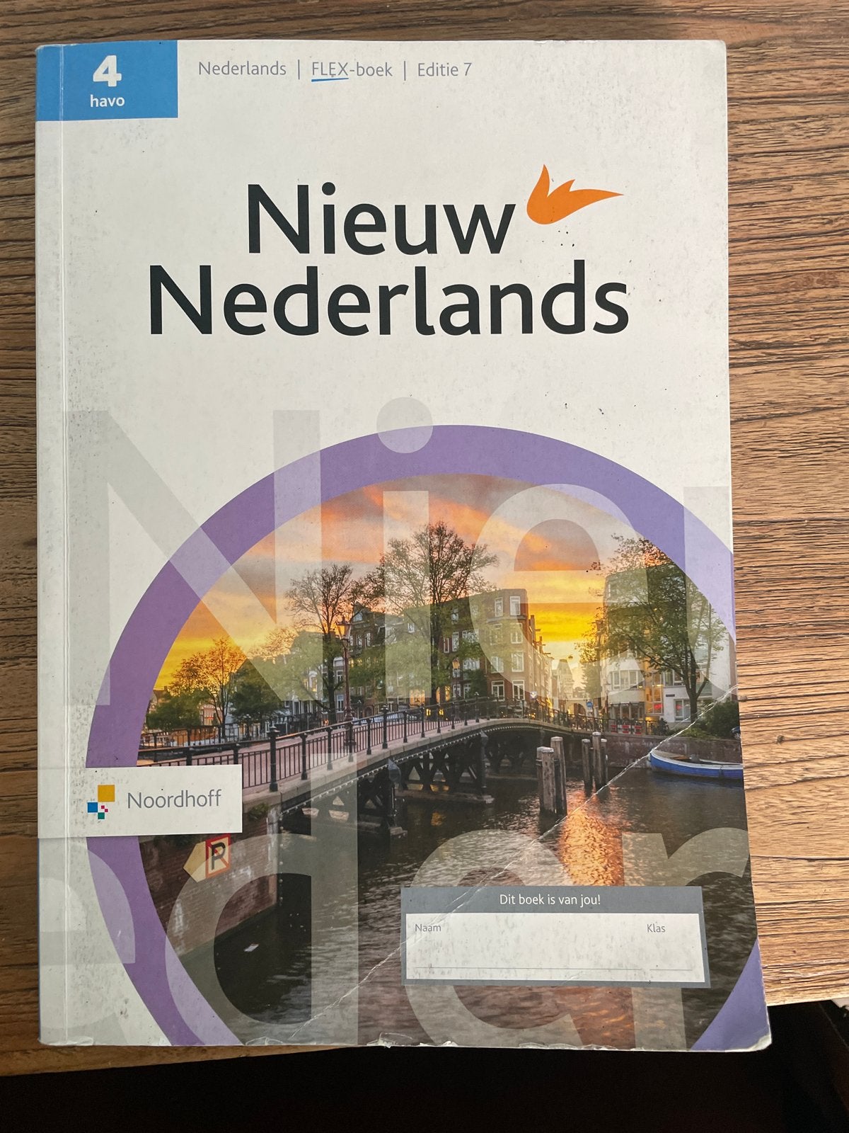 Nieuw Nederlands FLEX-boek 4 HAVO Editie 7, Ophalen of Verzenden, Zo goed als nieuw, HAVO, Nederlands