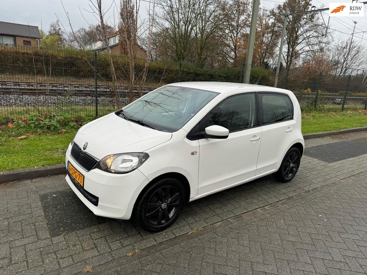 Skoda Citigo 1.0 CNG Greentech Sprint| CNG| Airco| 5 deurs, Auto's, Voorwielaandrijving, Euro 5, CNG (Aardgas), Origineel Nederlands