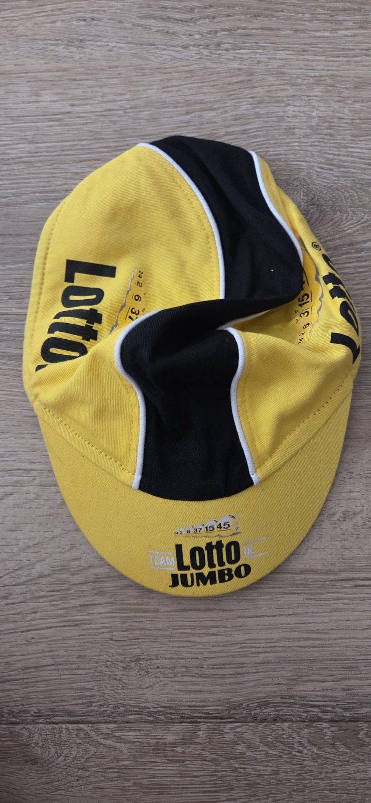 Lotto Jumbo Team Fietsmuts - Geel/Zwart, Ophalen